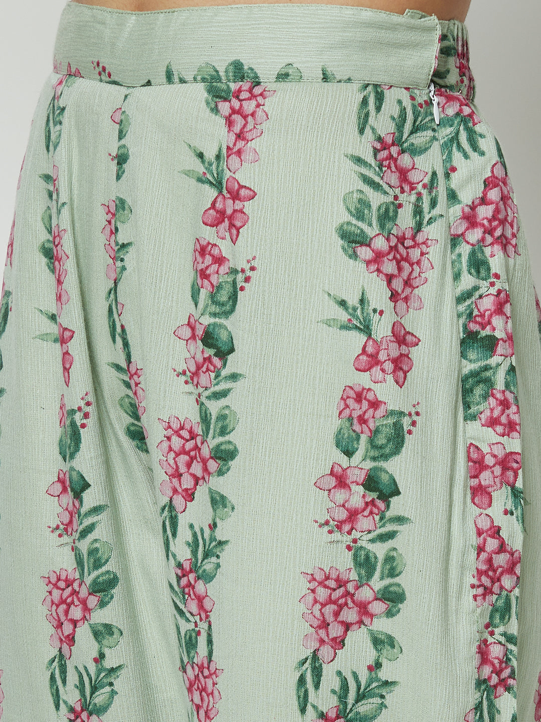 Mint Green Printed Kurta Set