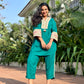 Emerald Green Embroidered Kurta Set