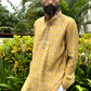 Mustard Embroidered Kurta Set