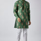 Floral Green Embroidered Kurta Set