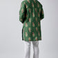 Floral Green Embroidered Kurta Set