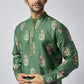 Floral Green Embroidered Kurta Set