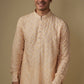 Light Pink Embroidered Kurta Set