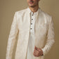 Ivory Embroidered Indo Western Set