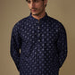 Navy Blue Embroiderd Kurta Set