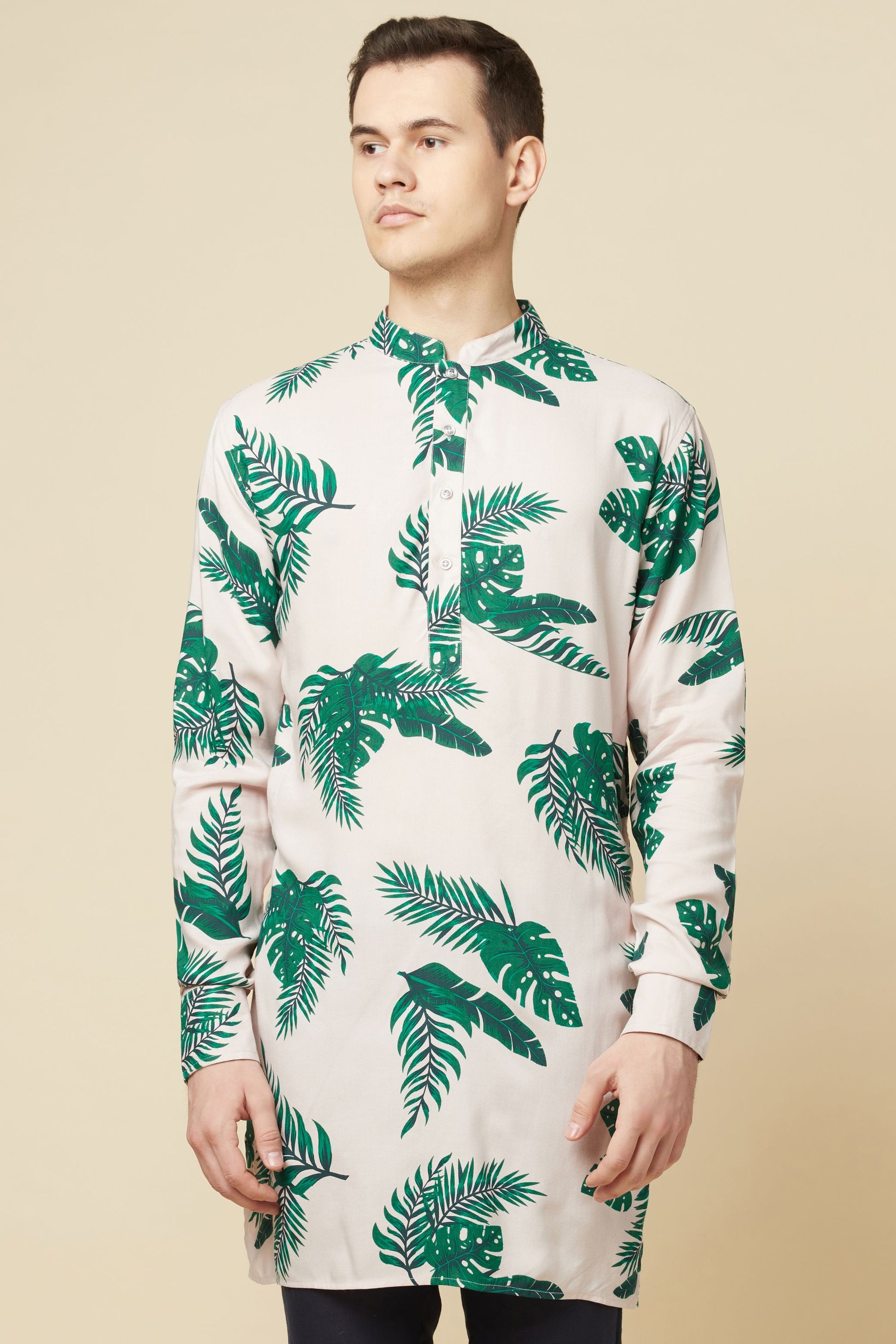 Tropical Print Kurta - Spring Break