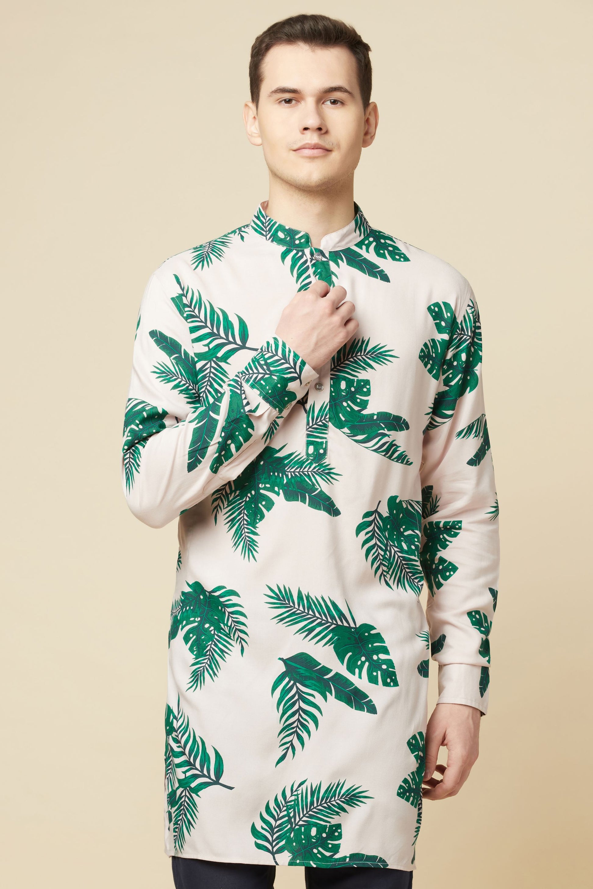 Tropical Print Kurta - Spring Break