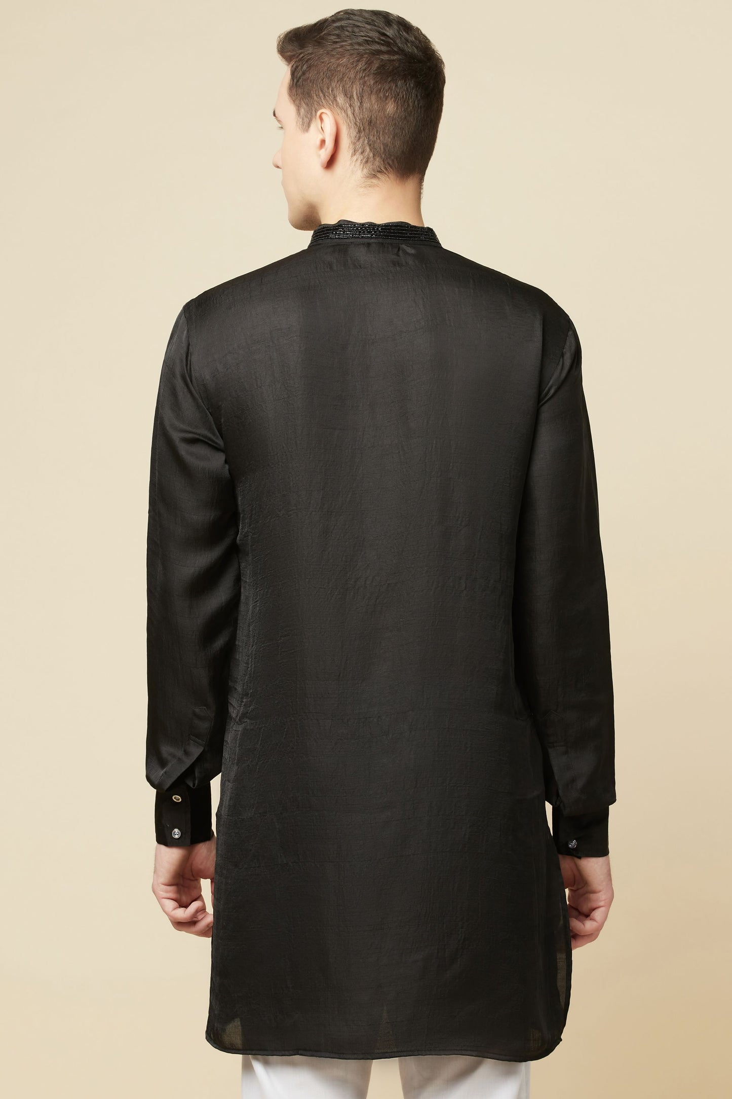 Black Embroidered Kurta - Spring Break